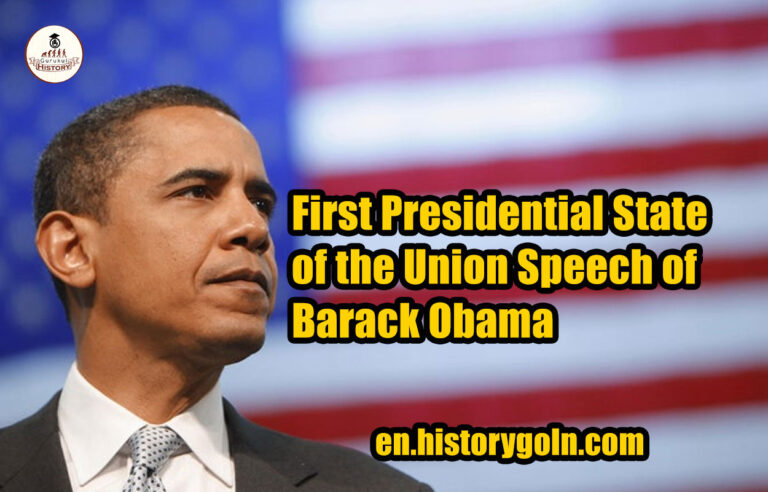 First Presidential State of the Union Speech of Barack Obama